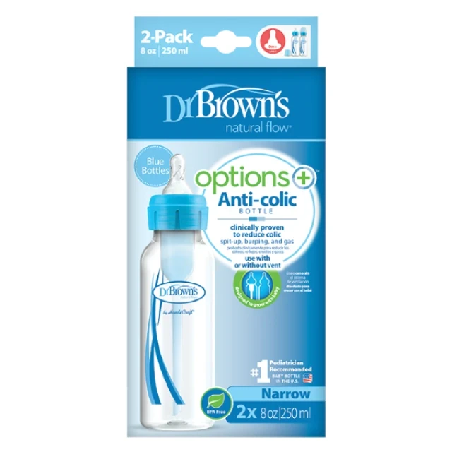 Narrow Options+ Blue Bottle (x 2, 250 mL)