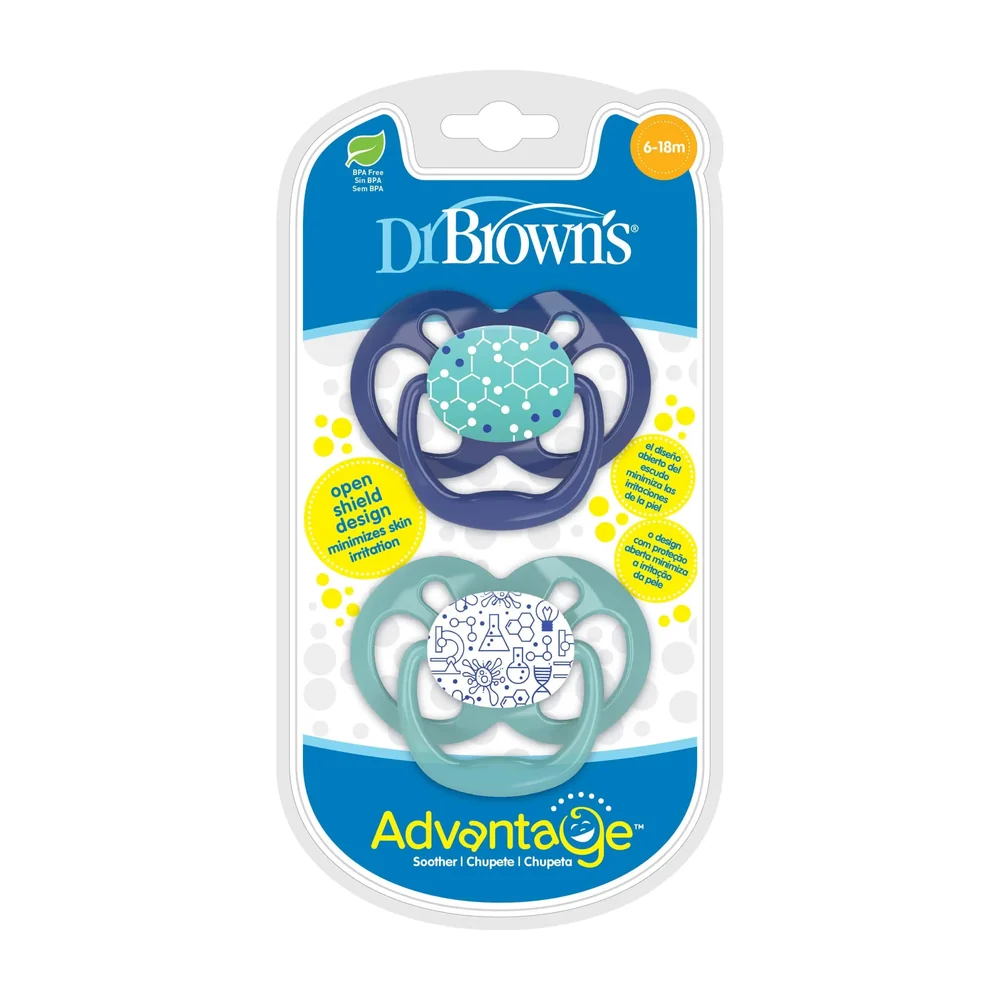 Advantage Pacifier - Stage 2, Blue, 2-Pack