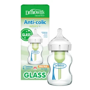 Wide Neck Options+ Glass Bottle (x 1, 150 mL)