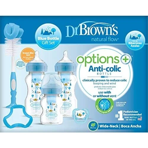 Options+ Wide-Neck Gift Set — Blue