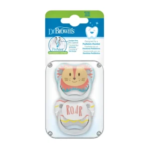 PreVent Printed Shield Soother - Stage 1, Teal & Gray, 2-Pack