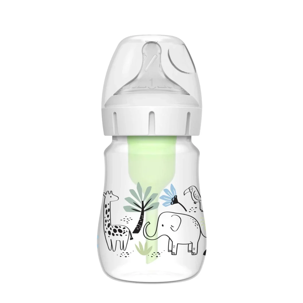 Wide Neck Options+ Jungle Elephant Bottle (x 1, 150 mL)