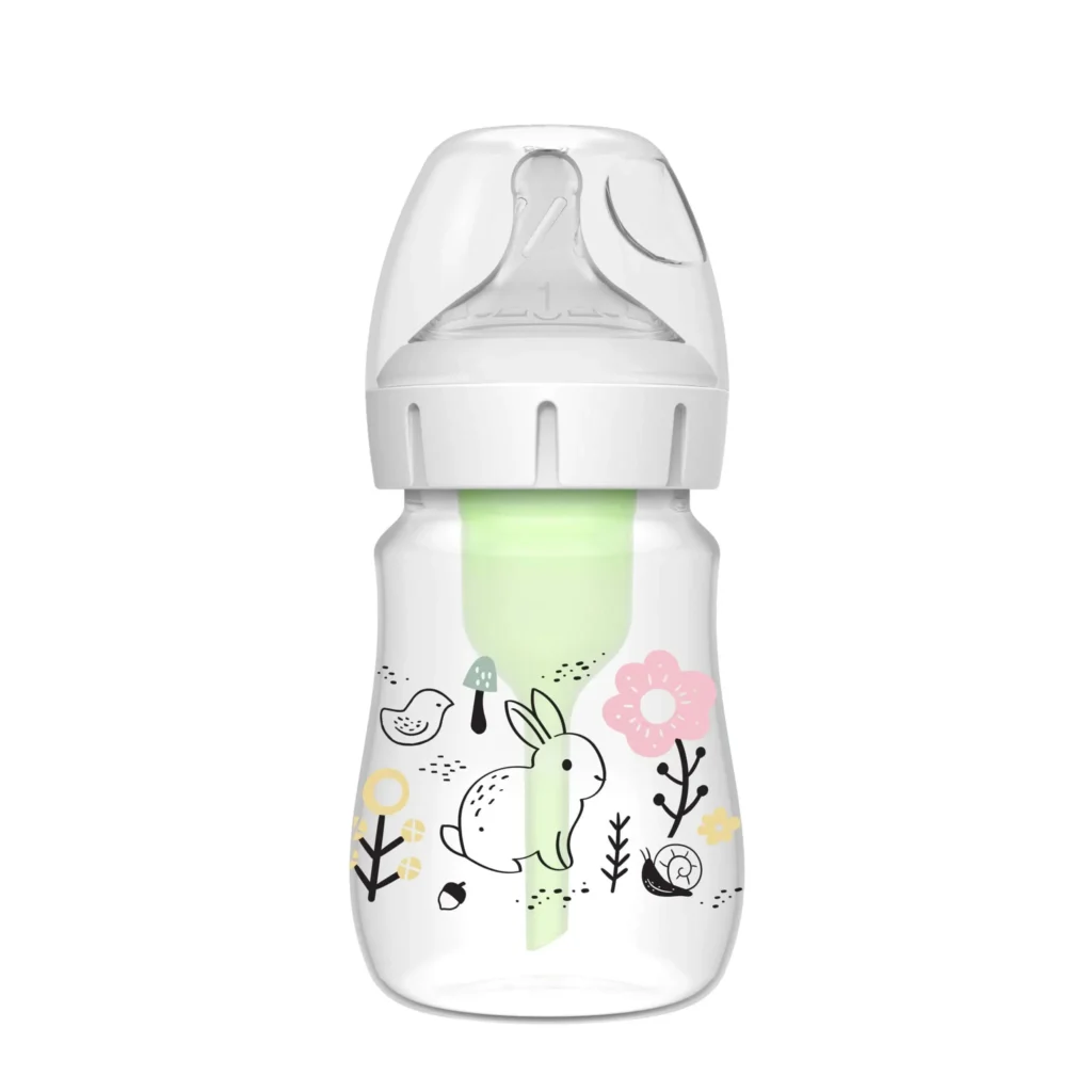 Wide Neck Options+ Woodland Bunny Bottle (x 1, 150 mL)