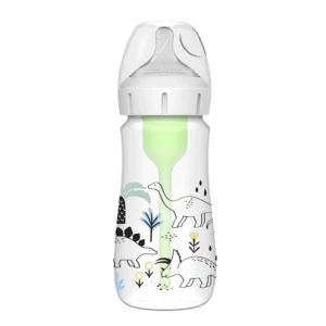 Wide Neck Options+ Multi Dinosaurs Bottle (x 1, 270 mL)