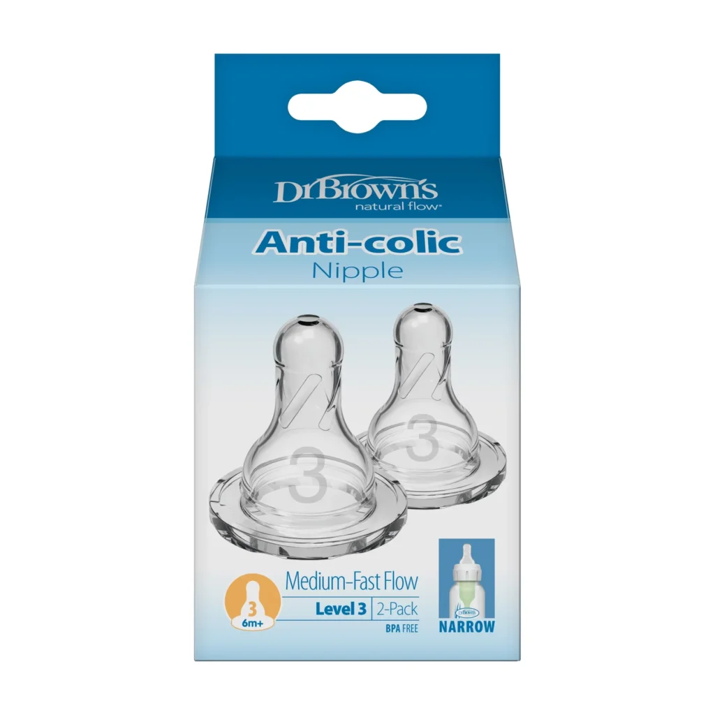 Level 3 Silicone Narrow Nipple, (x 2)