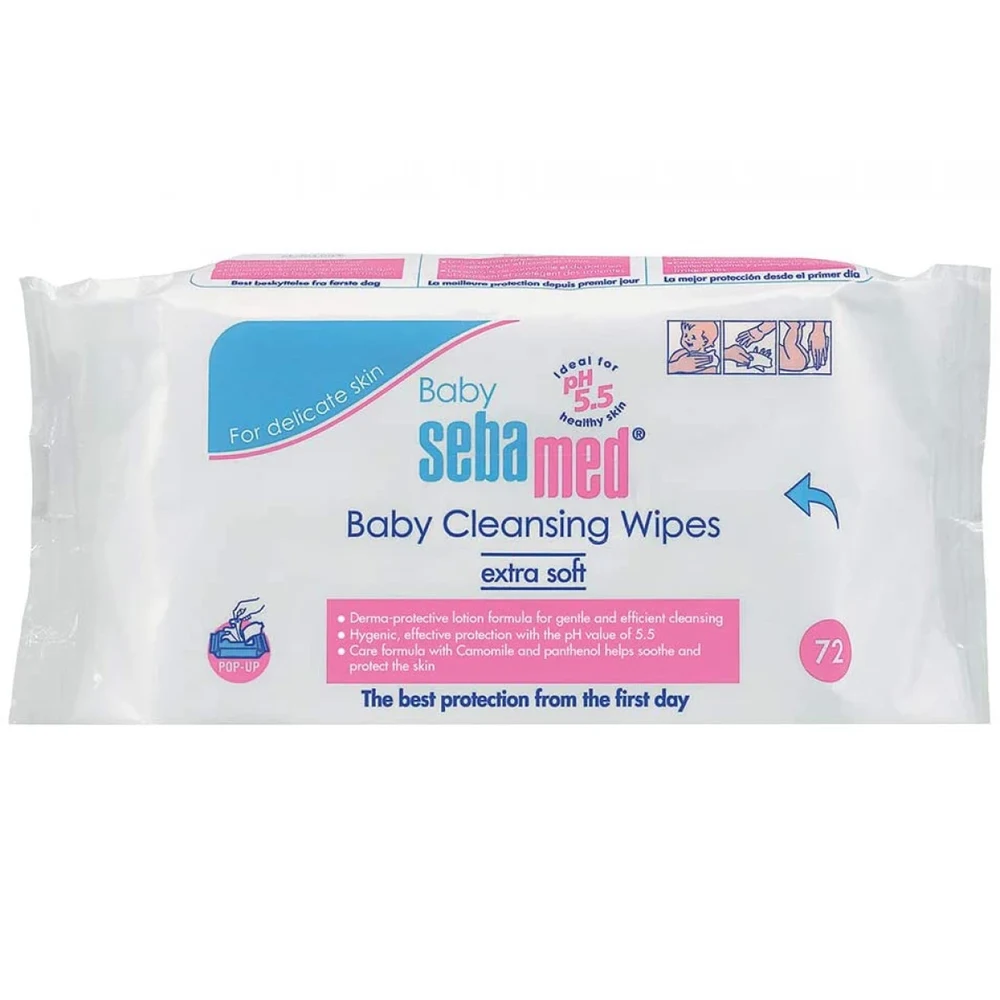 Baby Cleansing Wipes (x 72)