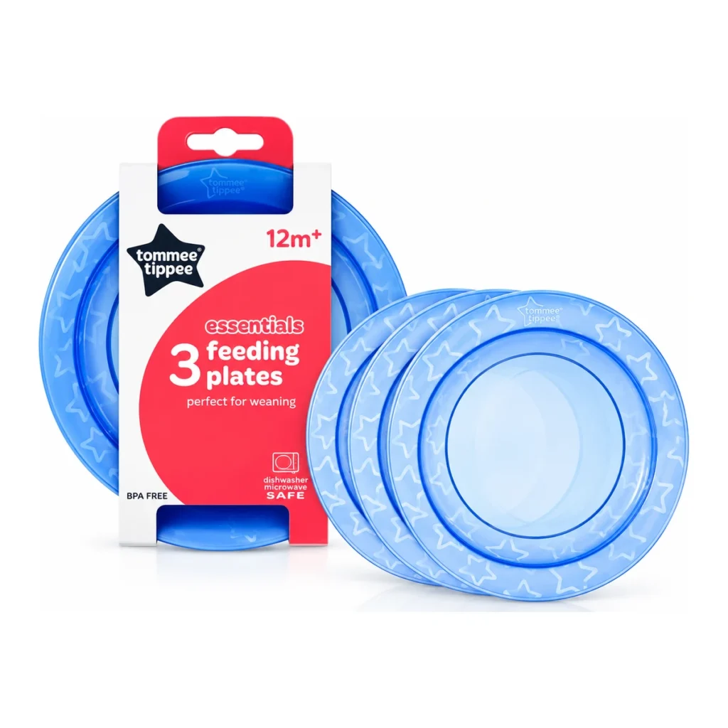 Essentials Feeding Plates 12m+ (x 3)