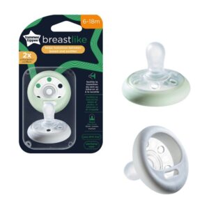 Ctn 2 X 6-18m Breast like soother