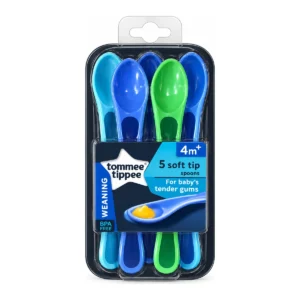 Soft Tip Weaning Spoons 4m+ (x 5)