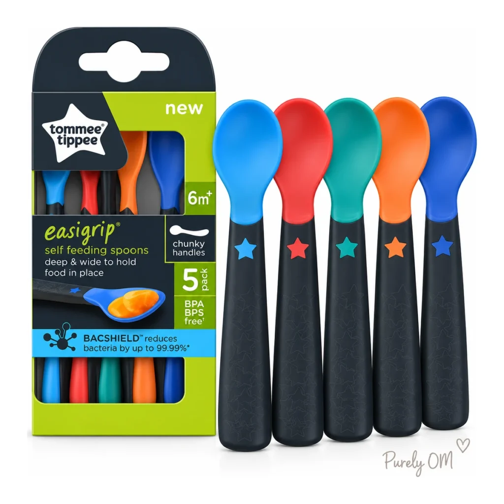 Easigrip Self-Feeding Spoons 6m+ (x 5)