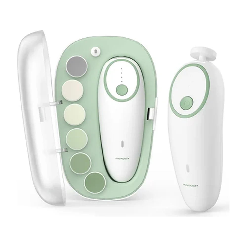 Rechargeable Infant Electric Nail Trimmer - White Color