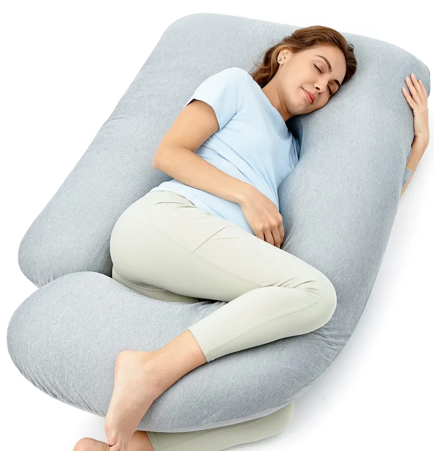 Pregnancy Pillow U Shaped (Grey)
