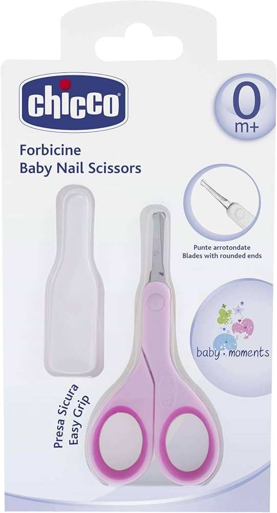 Baby Nail Scissors Pink 0m+