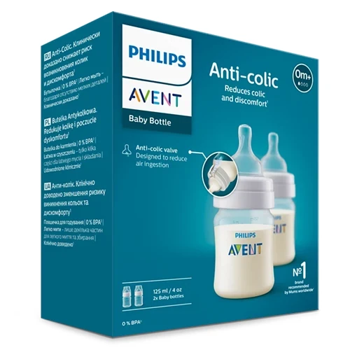 Anti-Colic Bottle (4 oz, 2 pack)