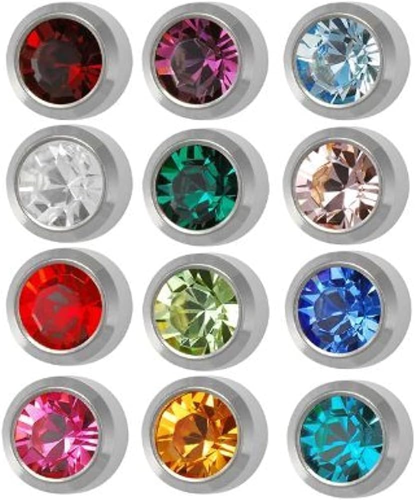Birthstones Mini White Mix