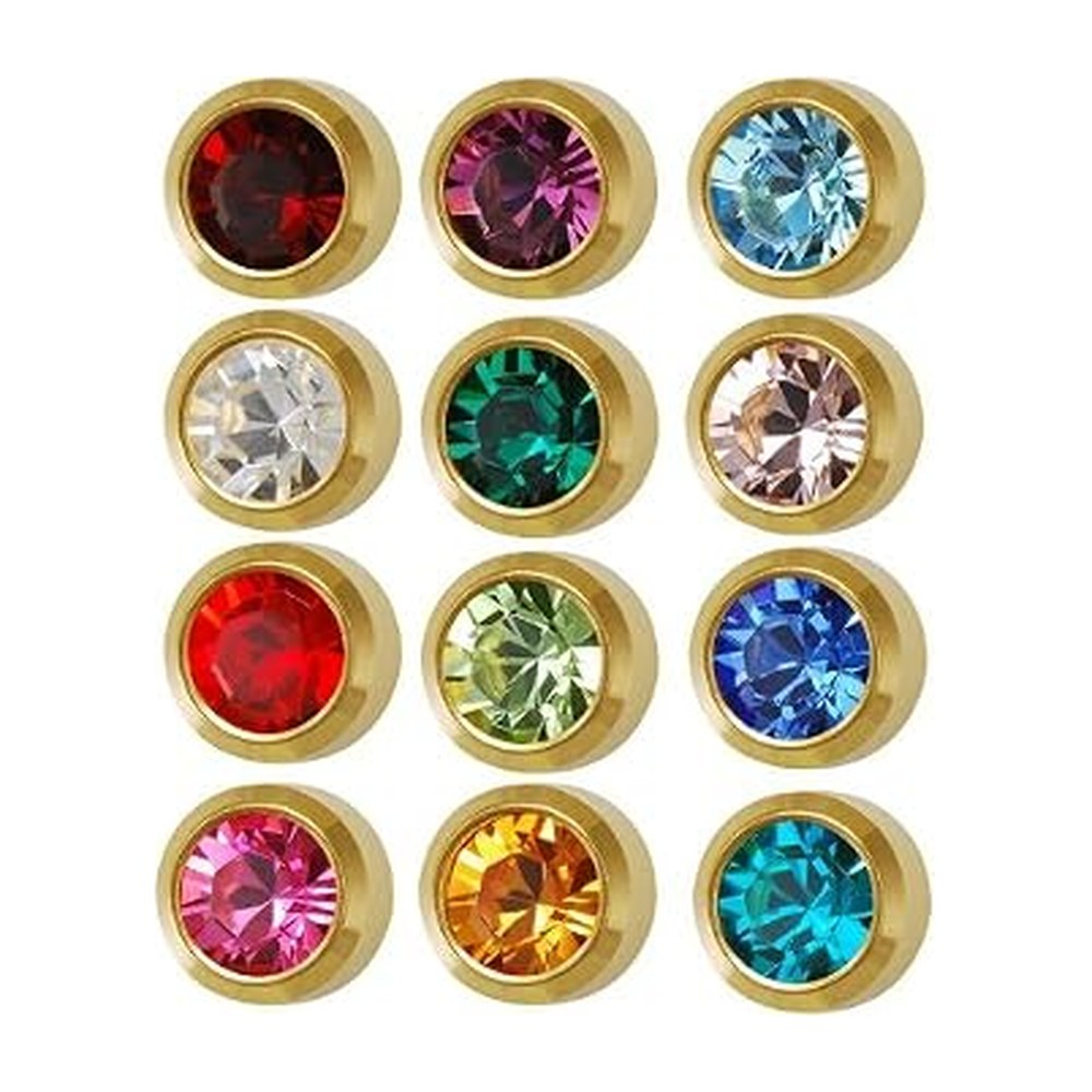 Birthstones Gold Mix