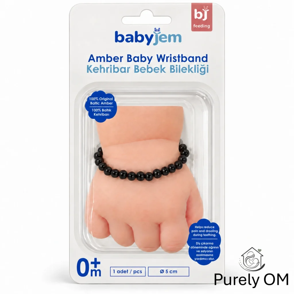 Baltic Amber Baby Bracelet (5 cm)