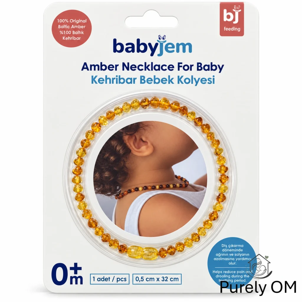 Baltic Amber Baby Necklace (32 cm)