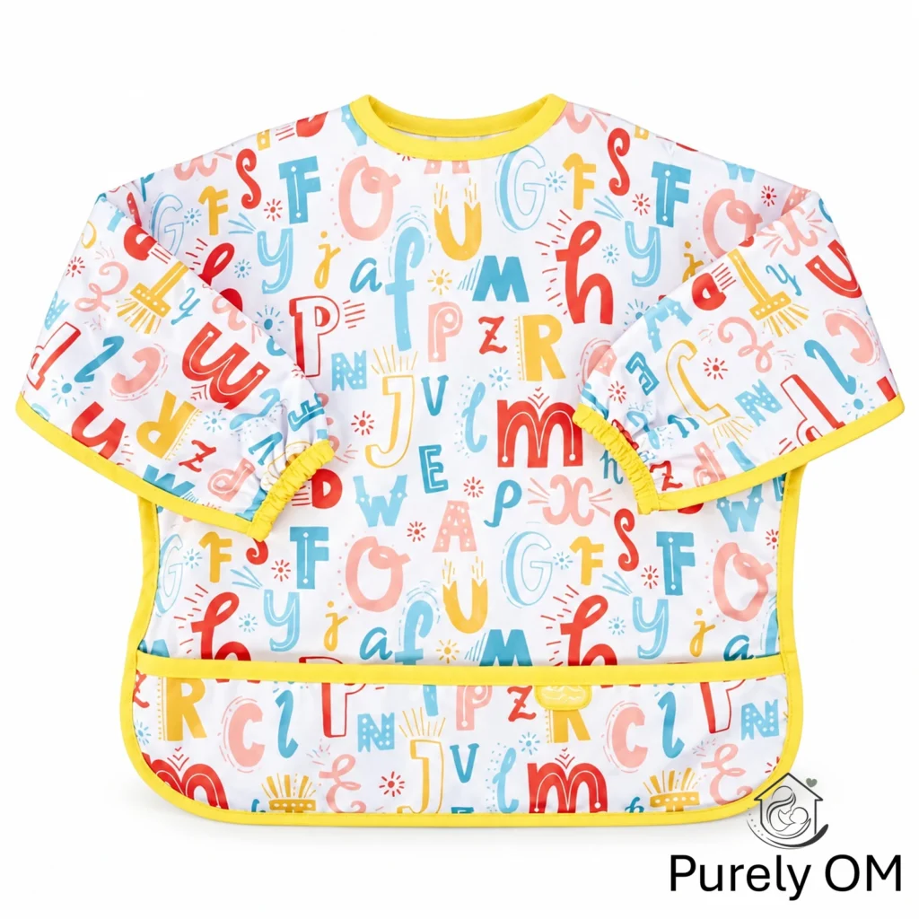Long-Sleeve Weaning Bib (6–24m)