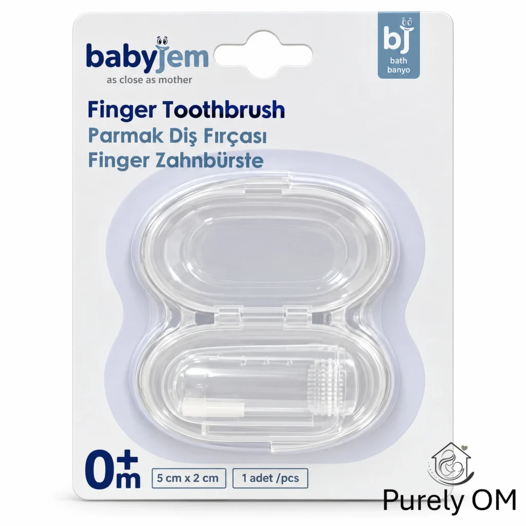 Silicone Finger Toothbrush with Case (0m+)