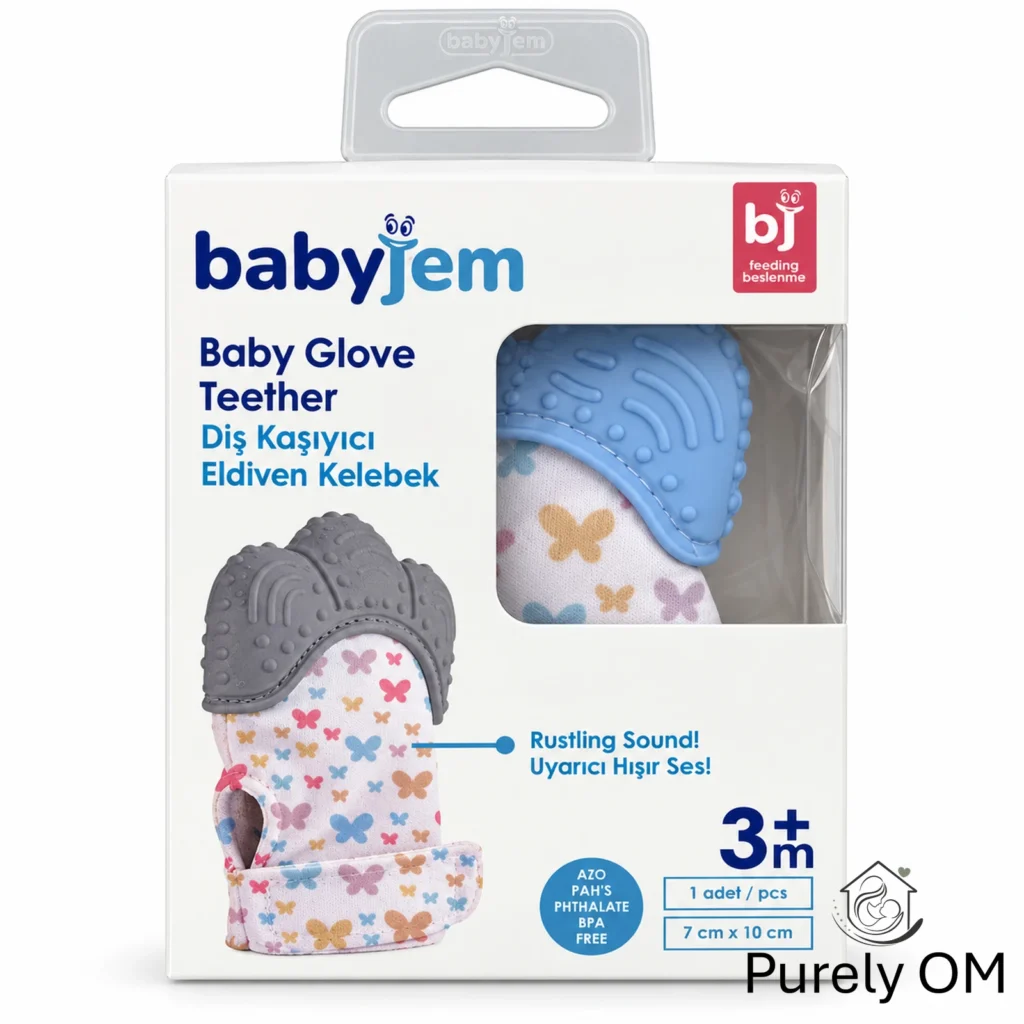 Teething Mitten, Butterfly (3m+)