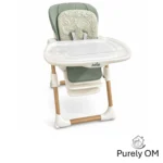 Highchair with Wood-Effect Legs
